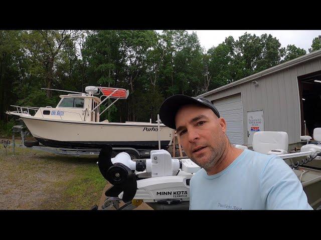 Minn kota Terrova vs powerdrive trolling motor with quick release bracket review