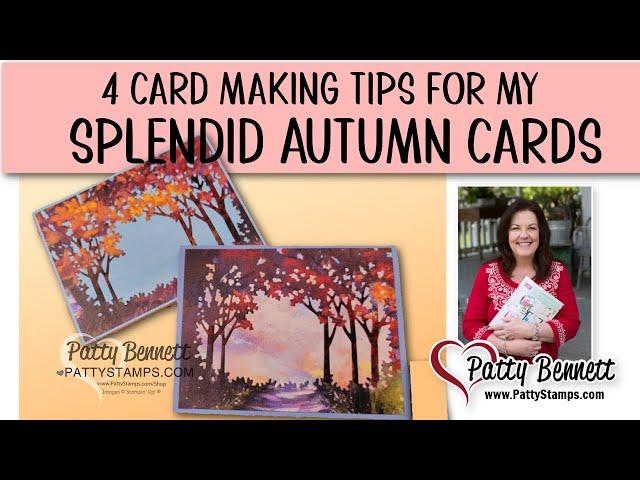 4 Tips for making Splendid Autumn Cards with the Grove Dies