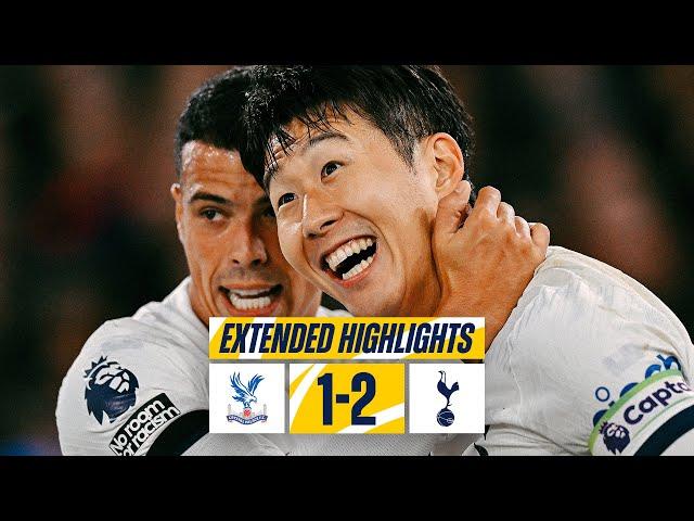 CRYSTAL PALACE 1-2 TOTTENHAM HOTSPUR // PREMIER LEAGUE EXTENDED HIGHLIGHTS