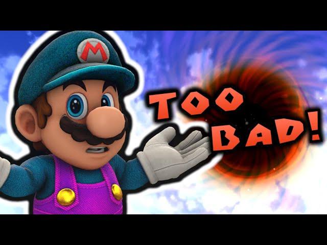 Where do Black Holes actually take you in Super Mario Galaxy?