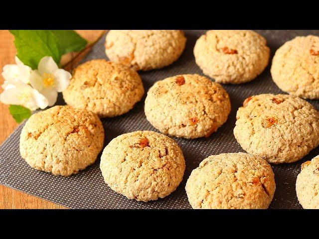 Oatmeal cookies without flour! Oatmeal cookies in a few minutes!