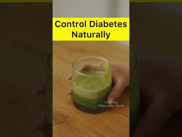 Control Diabetes Naturally | The Health Show | Himanshu Bhatt #shorts