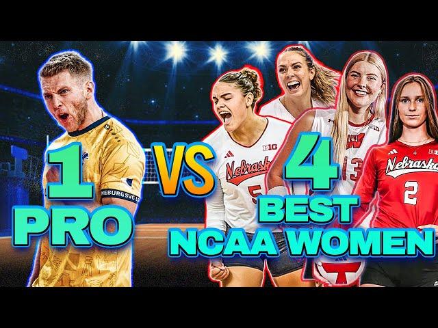 1 Men’s Volleyball Players vs 4 of the Best NCAA Women’s Players