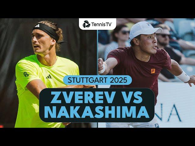 Alexander Zverev vs Brandon Nakashima Highlights | Stuttgart 2025