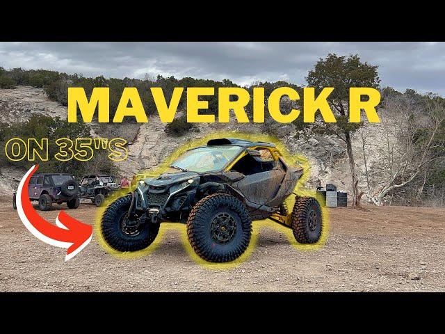 2024 Can-Am Maverick R XRS takes on Crossbar Off-Road Park