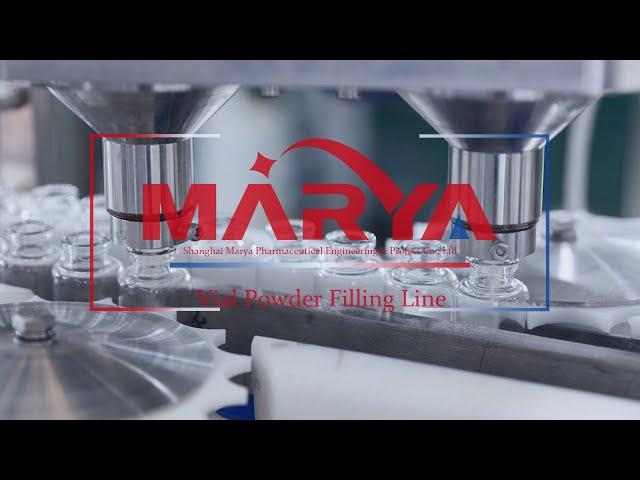 Marya Pharmaceutical Vial Powder Filling Capping Line Vial Filling Machine Manufacturers China