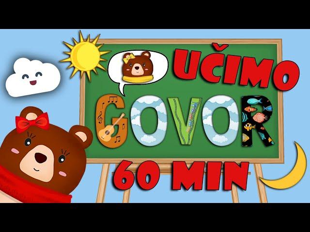  Učimo Mix: Razvoj govora | Geste, suprotnosti, emocije, bonton, abeceda | Mama Medo nas uči 