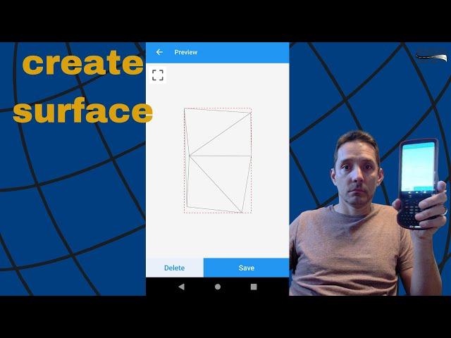 How to create surface in Survey Master