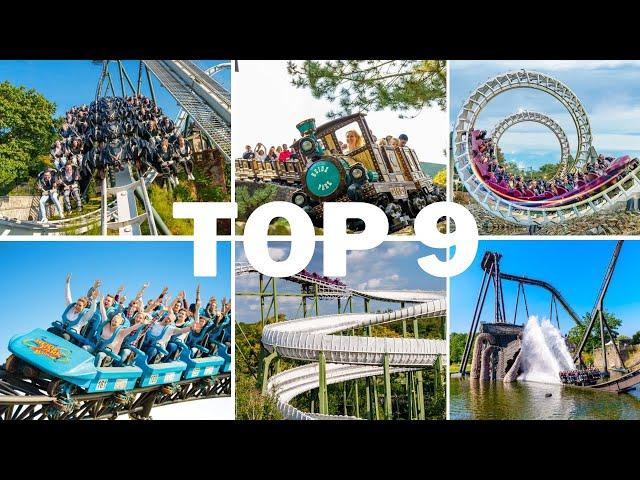 Top 9 Achterbahnen Heide Park Soltau [Doku]