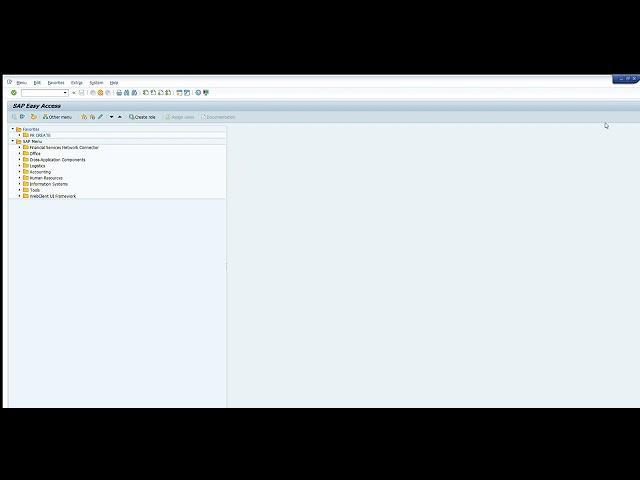 SAP Easy Access
