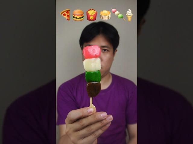 EATING EMOJI FOOD FROM COMMENT #asmr #mukbang #shorts