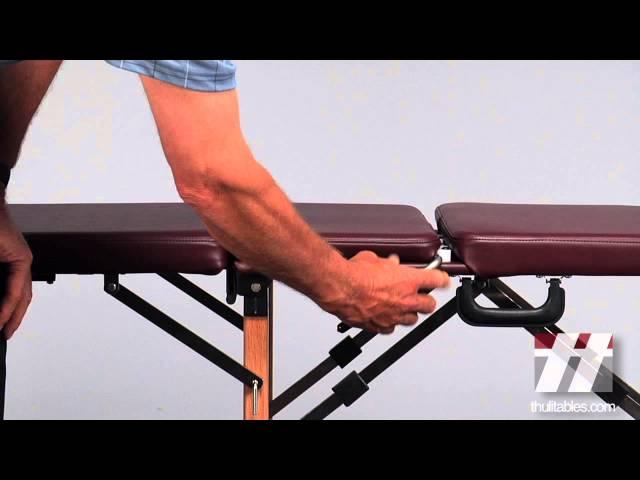 Operating your Thuli Tables Sport Portable Chiropractic Table by Capture Media