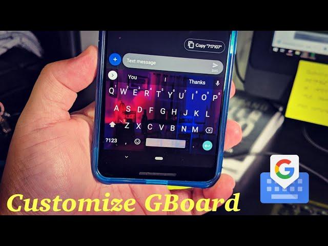 Customize your Gboard without any App | Change Keyboard Colour & Size | Customize Theme