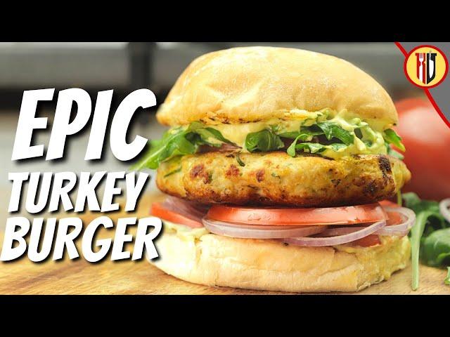 Pan Fried TURKEY BURGERS recipe