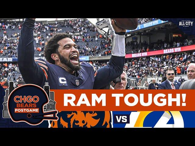 BEARS POSTGAME: DJ Moore, Caleb Williams connect in Chicago Bears win vs Rams! | CHGO Bears