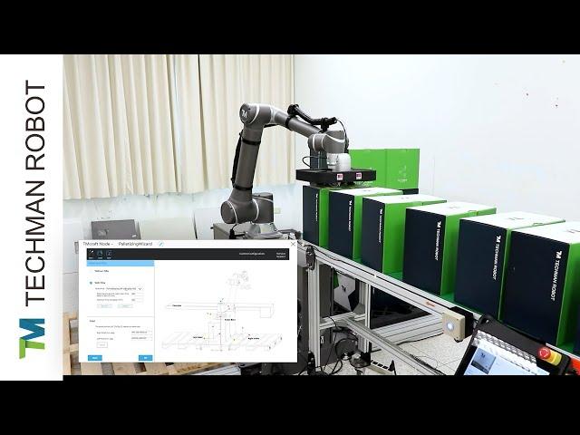 V3A093 TM AI Cobot - Palletizing Wizard with TM Palletizing Operator