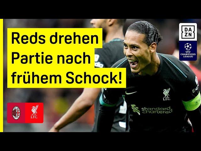 Nach-Klopp-Ära beginnt erfolgreich: AC Milan - Liverpool | UEFA Champions League | DAZN Highlights