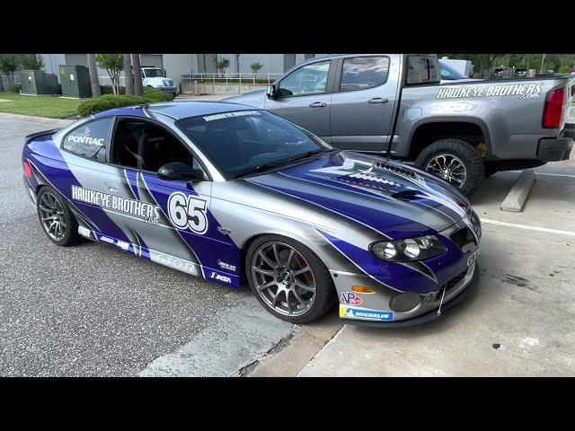 Vinyl Wrapped Pontiac GTO Tribute to the GTO.R w/ Maverick Man Carbon Spolier