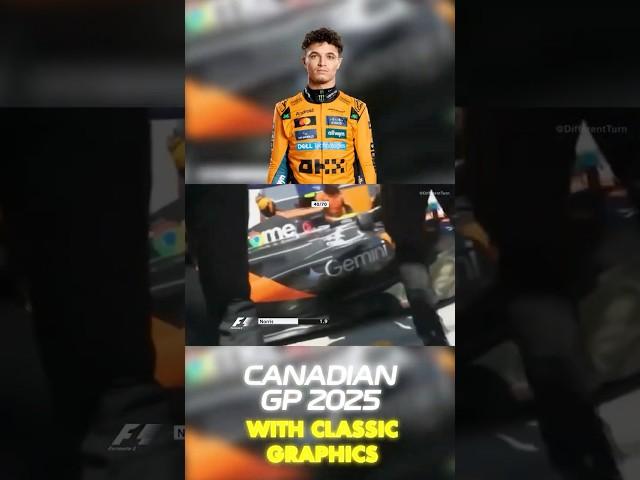 Lando Norris'  2.2s PIT STOP | 2025 Canadian Grand Prix with Classic Graphics #f1
