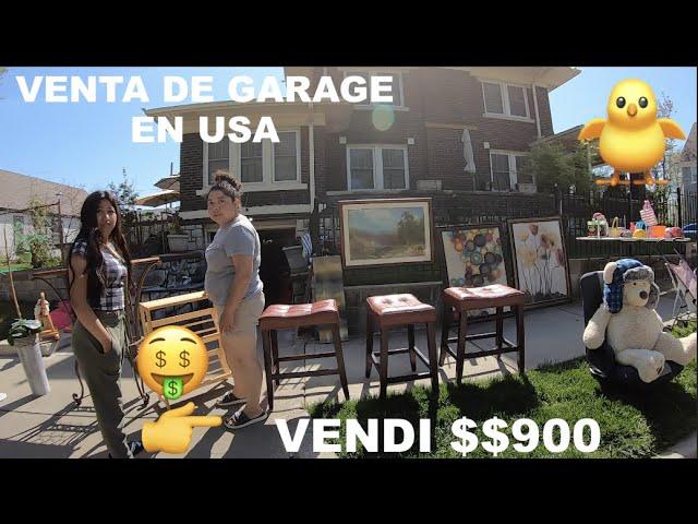 VENDI  $$900 WOOW!! VENTA DE GARAGE EN USA / LO QUE TIRAN EN USA LOS MILLONARIOS / CRISTIAN CON d