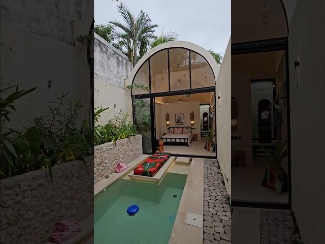 Mini casa de 4 m de frente #viral #shorts #merida #airbnb #casa #arquitectura #tinyhouse