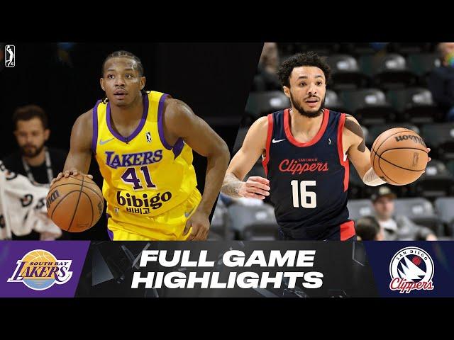 South Bay Lakers vs. San Diego Clippers - Game Highlights