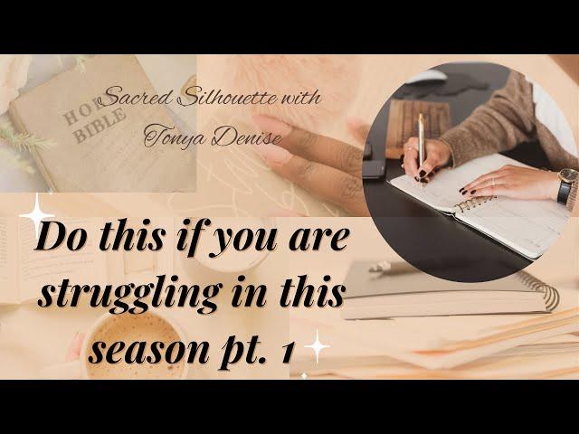 Do this if you’re struggling in this season Pt. 1 #worththewait #kingdomwoman #singlechristianwomen