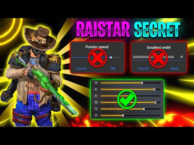 RAISTAR NEW HEADSHOT SETTING | AFTER UPDATE RAISTAR NEW HEADSHOT SETTING | MR ATUL YT