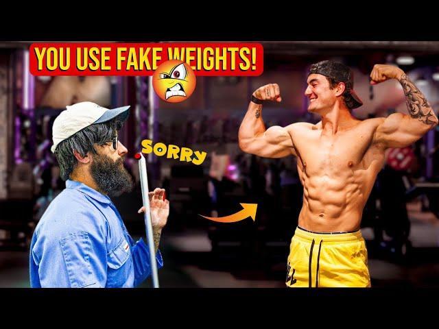 ANATOLY Proving bodybuilder wrong with 32KG mop For 30 minutes straight | Anatoly GYM PRANK #3