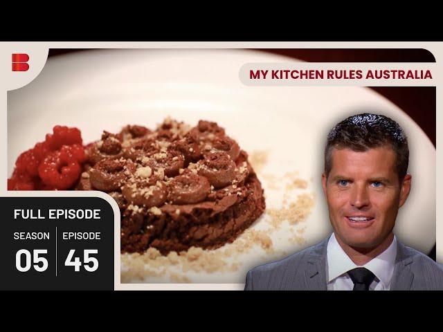 Greek Galaktoboureko And Hazelnut Mousse Cake | My Kitchen Rules Australia | Cooking Show