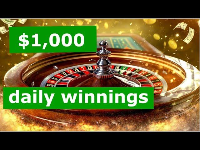 Best Roulette Strategy: How to Win 30,000$ in month in 2024