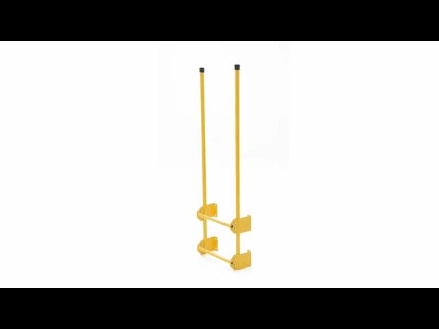 Vestil Manufacturing | DKL Walk-Thru Style Dock Ladders | 2 rung version 360 degree view