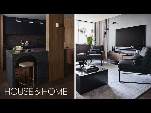 Before & After: Inside A Dark & Moody Downtown Apartment