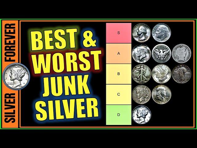 The BEST & WORST Junk Silver Coins: Tier Ranking [Constitutional Silver Coins]