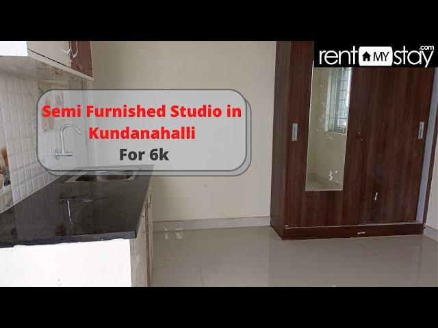 Semi Furnished 1RK For Bachelors Below 7000|No Brokerage|RentMyStay