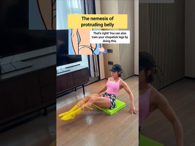 One movement to train waist, abdomen and legs.