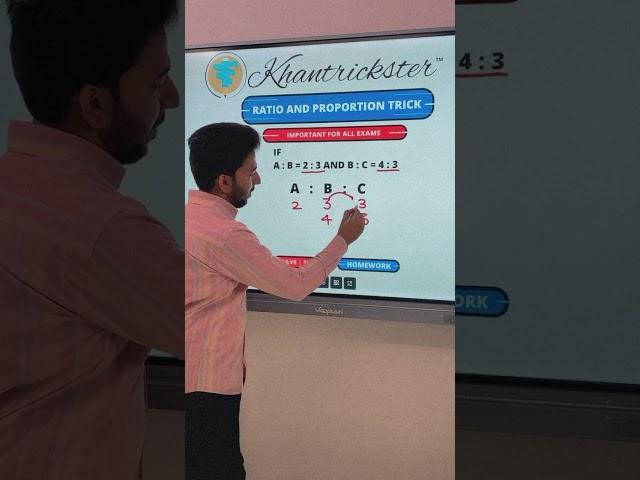Ratio and Proportion Trick #khantrickster #ratioandproportion