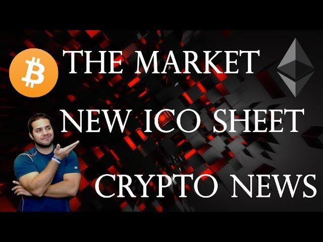 NEW ICO SHEET | THE MARKET | UPCOMING ICOS | PAST ICOS | CRYPTOCURRENCY NEWS