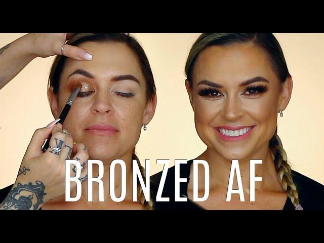 BRONZED AF | CLIENT MAKEUP TUTORIAL