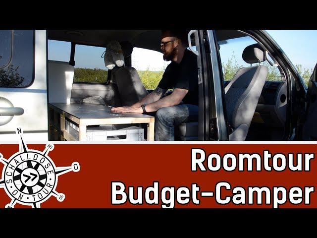 Room Tour VW T5 Budget-Camper (Van Tour) || SCHALLDOSE ON TOUR