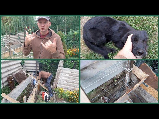 Армирование фундамента под забор. Reinforcement of the foundation for the fence. deaf. глухих.
