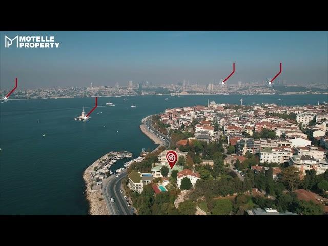 Luxury Villa for Sale with Bosphorus View located in Asian Side of Istanbul, Uskudar