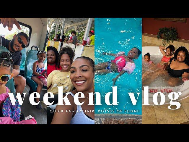 TRAVEL VLOG | Our Family Weekend Getaway to Wisconsin Dells | Making Memories, Waterpark + Room Tour