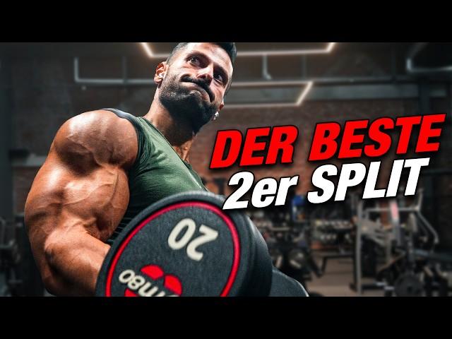 Bester Ok/Uk 2er Split für 4x Training pro Woche! (Kostenloser Trainingsplan)