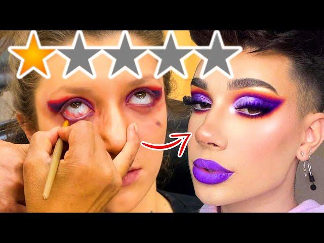 THE WORST REVIEWED MAKEUP ARTIST COPIED @JamesCharles