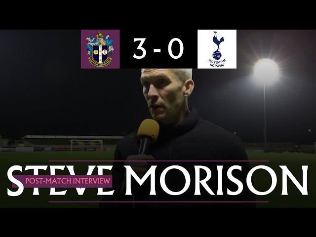 POST MATCH Steve Morison Sutton United 3-0 Tottenham Hotspur NLC 03/12/24