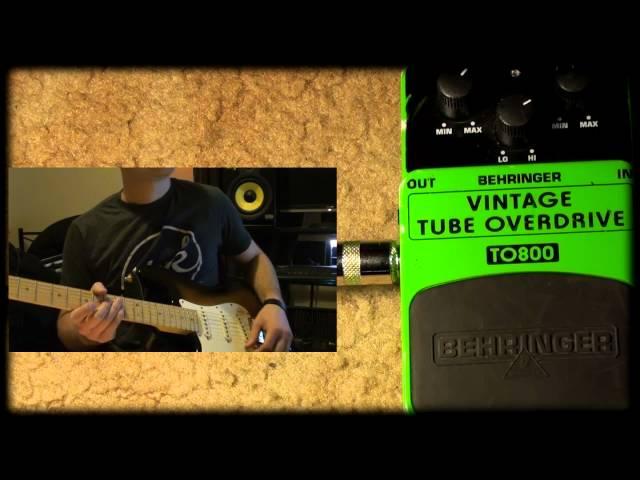 Behringer TO800 Vintage Tube Overdrive Pedal