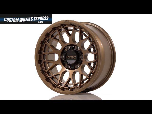 KMC Technic KM722 Matte Bronze Custom Wheel Spin