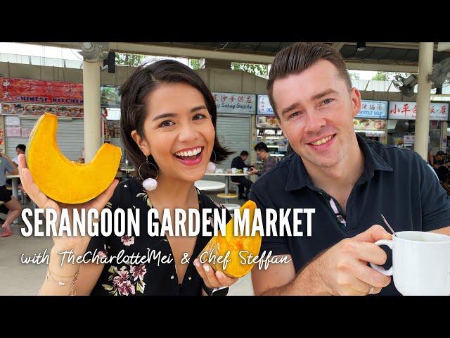 SHOPPING @ THE WET MARKET: Serangoon Garden Market + Roast Chicken for 2!