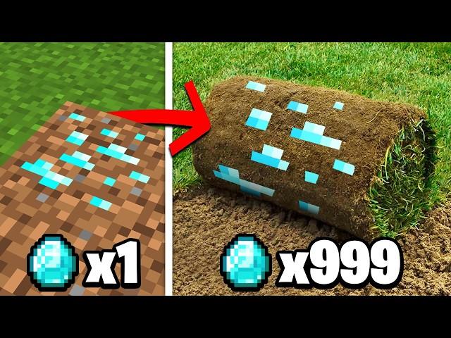 Minecraft, But Your Diamonds = Realism...